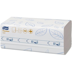 Tork 100889 Xpress Premium håndklædeark 2-lags Z-fold H2
