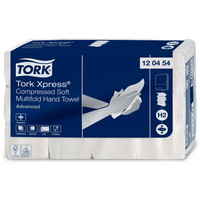 Tork 120454 Xpress Advanced håndklædeark 2-lags W-fold H2