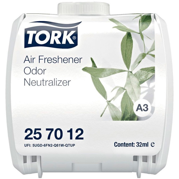6 x Tork 257012 Constant Airfreshener A3 32ml Neutral