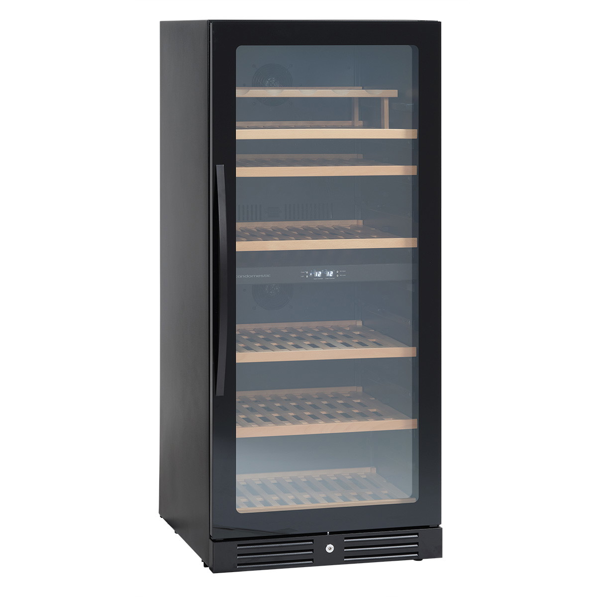 Scandomestic vinkøleskab 345L sort