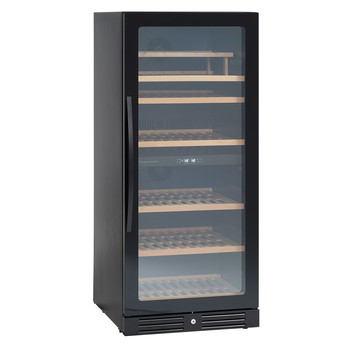 Scandomestic vinkøleskab 345L sort