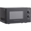 Scandomestic mikroovn 20L sort 700W