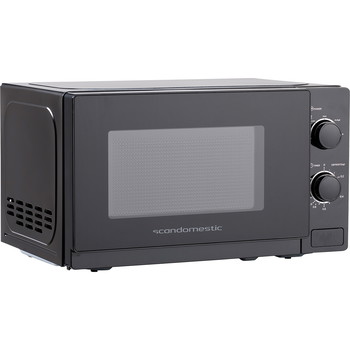 Scandomestic mikroovn 20L sort 700W