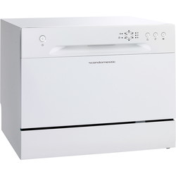 Scandomestic fritstående bordopvaskemaskine hvid