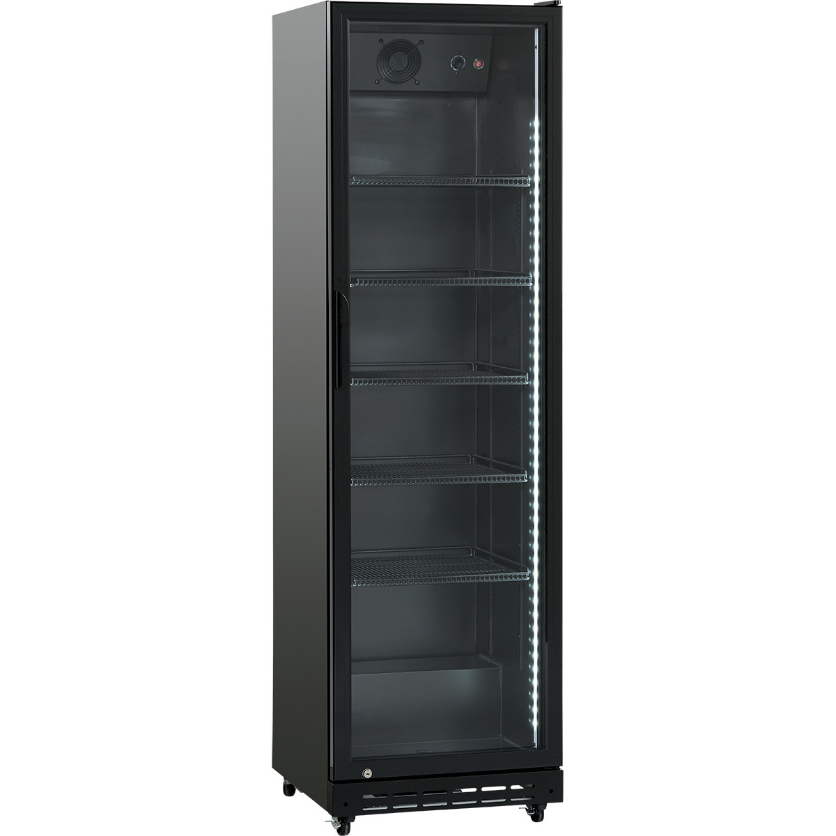 Scancool displaykøler 360L sort