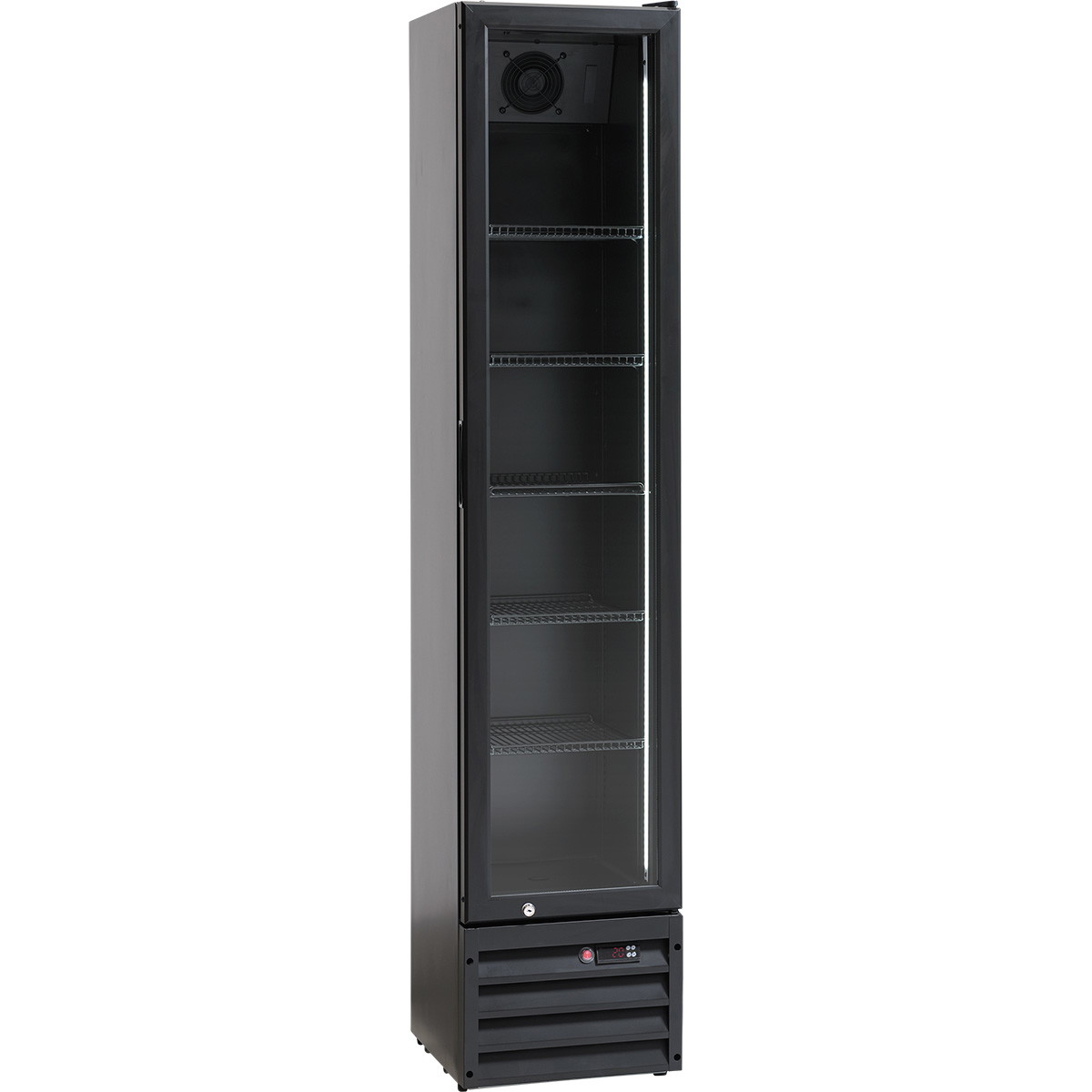 Scancool displaykøler 144L sort