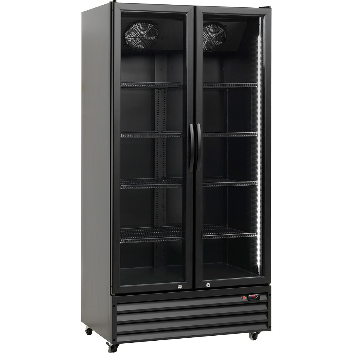 Scancool displaykøler 660L sort