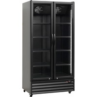 Scancool displaykøler 660L sort
