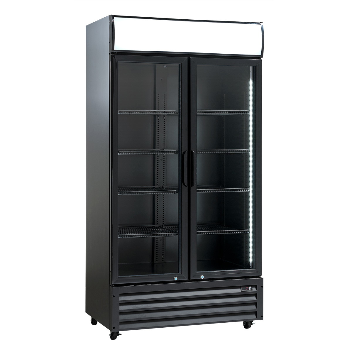 Scancool displaykøler 660L sort
