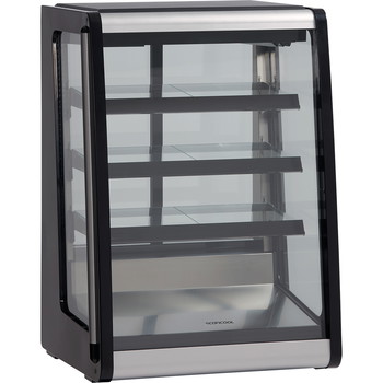 Scancool displaykøler 129L sort