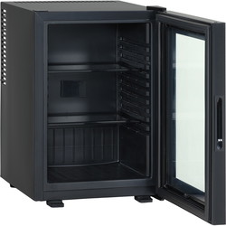 Scancool minibar med glasfront 34L sort