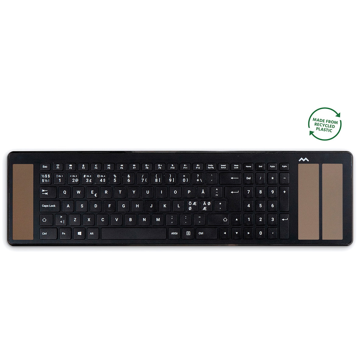Mousetrapper Type tastatur trådløs sort