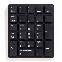 Mousetrapper NumPad tastatur trådløs sort