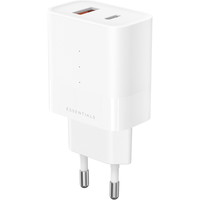 Ëssentials USB-A/USB-C oplader 30W hvid