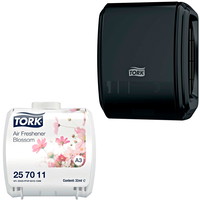 Tork Constant Airfreshener Blomst + gratis dispenser sort
