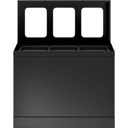 Bica Basic 830 affaldsstation 3x10L antracit