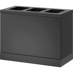 Bica Basic 830 affaldsstation 3x10L antracit