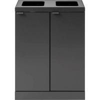 Bica Basic 871 affaldsstation 2x45L antracit