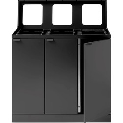 Bica Basic 870 affaldsstation 3x45L antracit