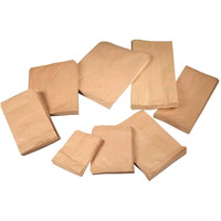 Bagerposer 1,5kg 40g 200x260+20mm brun 1000stk