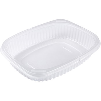 Hot meal plastbakke 800ml klar 40stk