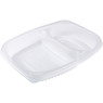 Hot meal plastbakke 2 rum klar 40stk