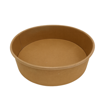 Papskål 850ml brun 50stk