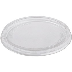 Låg til plastbæger Ø122mm klar 50stk