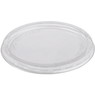 Låg til plastbæger Ø122mm klar 50stk