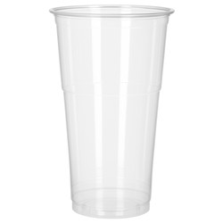 Plastglas Ø95x107mm 30cl klar 50stk