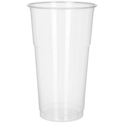 Plastglas Ø95mm 50cl klar 50stk