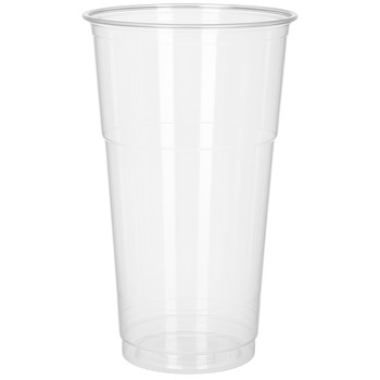 Plastglas Ø95mm 50cl klar 50stk