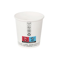 Drikkebæger Ø62x66mm 10cl hvid 50stk