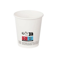 Drikkebæger Ø79x92mm 25cl hvid 50stk