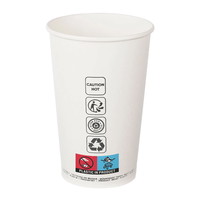 Drikkebæger Ø89x132mm 40cl hvid 50stk