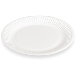 Frokosttallerken Ø180mm hvid 100stk