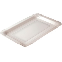 Pølsebakke 130x200mm hvid 250stk