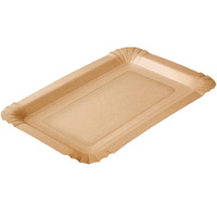 Pølsebakke 130x200mm brun 100stk
