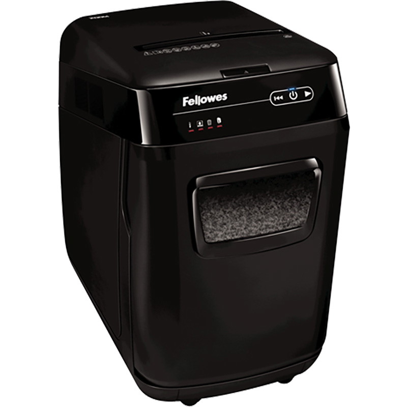 Fellowes AutoMax 200M makulator 2x14mm P5 32L sort