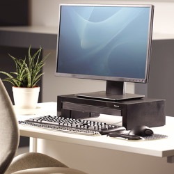 Fellowes Designer Suites monitorstander sort