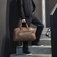 Markberg Wesley Weekendtaske Cognac Zero Waste Leather