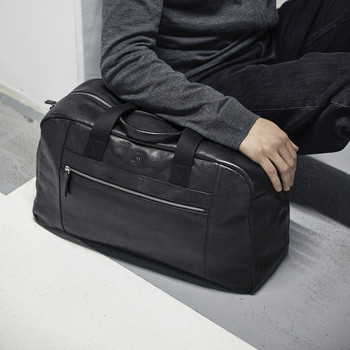 Markberg Wesley Weekendtaske Sort Zero Waste Leather