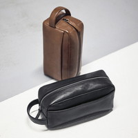 Markberg Dominic Toilettaske Sort Zero Waste Leather