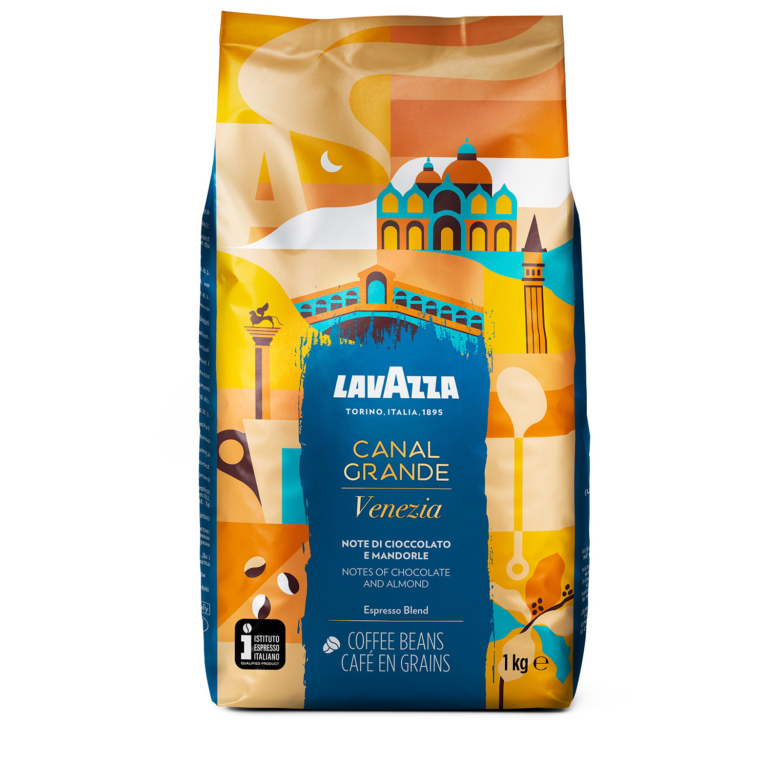 6 x Lavazza Canal Grande espressobønner 1000g