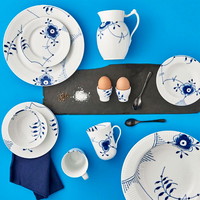 Royal CopenhagenBlå Mega Riflet  Kande 0,9L