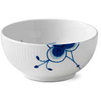 Royal Copenhagen Skål Blå Mega Riflet Ø: 13 cm