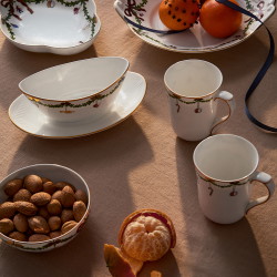 Royal Copenhagen Stjerne Riflet Jul krus 36cl 2-pak