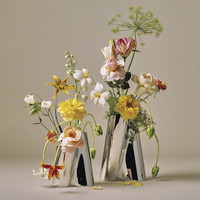 Georg Jensen Littus Vase Rustfritstål 15,9x13,3x20,4 cm