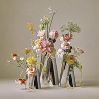 Georg Jensen Littus Gulvvase Rustfrit Stål 21x23x49,8 cm