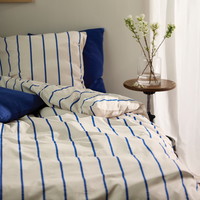 Södahl Echo sengetøj Beige/Blue 140x200cm